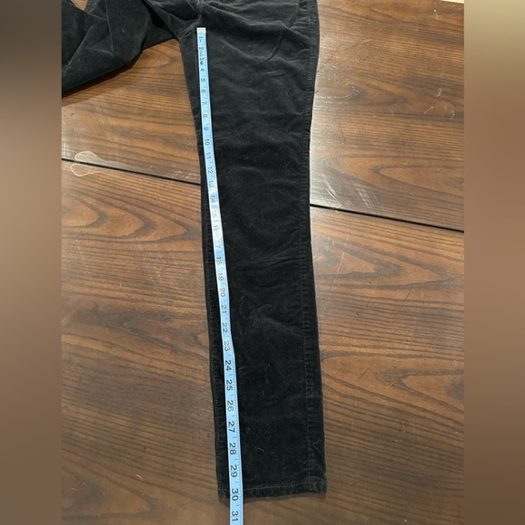 LOFT Women’s 4 Black Modern Skinny Velvet Pants Stretch - Picture 7 of 7